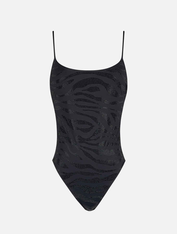 Mc2 Saint Barth Costume intero da donna con strass Cecille Negozi Online