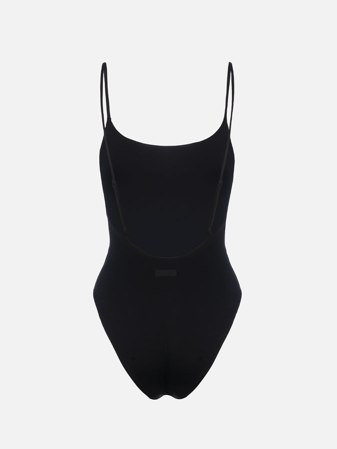 Mc2 Saint Barth Costume intero da donna nero Cecille con strass Shopping Online