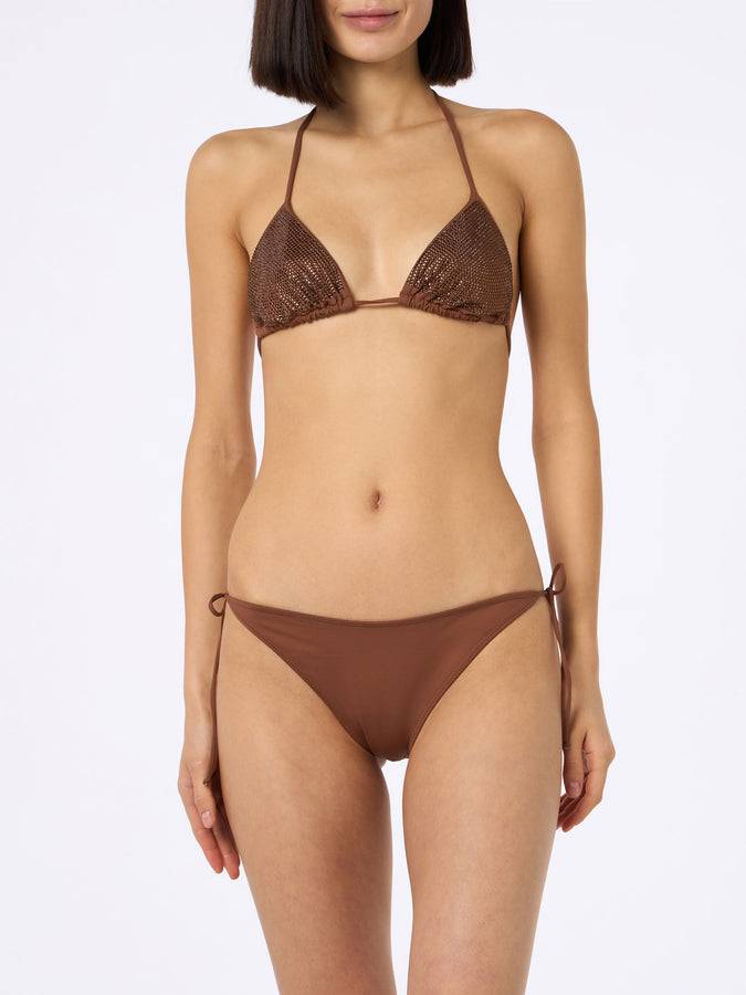Mc2 Saint Barth Bikini triangolo donna Annabelle Virgo con strass Convenienza