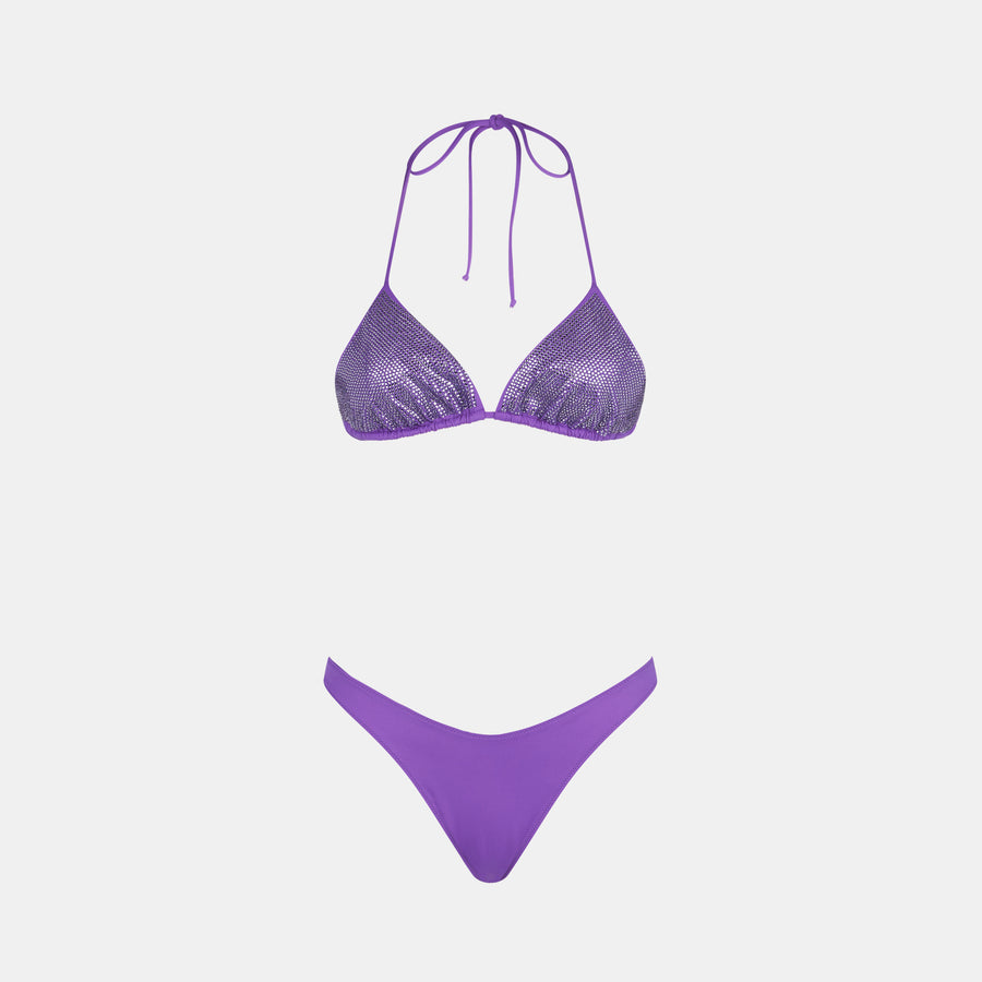 Mc2 Saint Barth Bikini da donna a triangolo con strass Novità