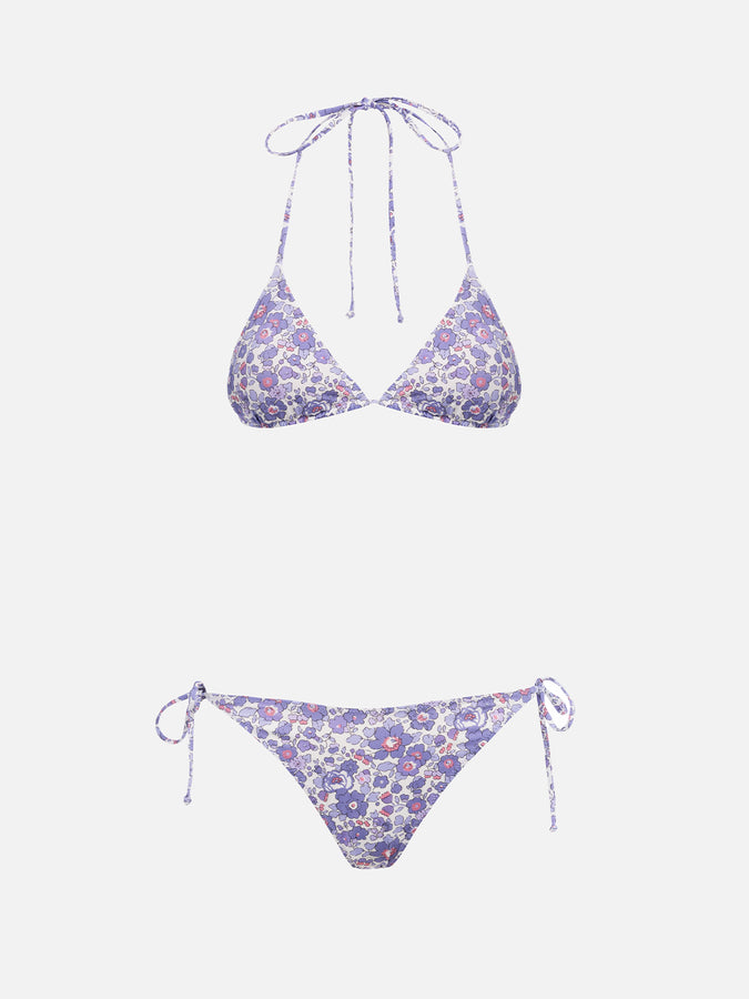 Mc2 Saint Barth Bikini a triangolo da donna Betsy Leah Virgo | REALIZZATO CON TESSUTO LIBERTY Saldi