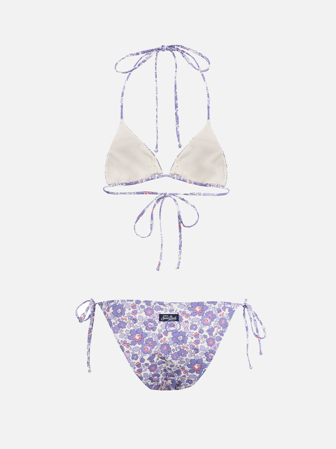 Mc2 Saint Barth Bikini a triangolo da donna Betsy Leah Virgo | REALIZZATO CON TESSUTO LIBERTY Saldi