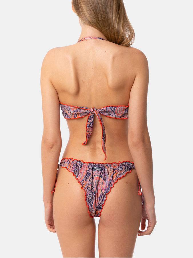 Mc2 Saint Barth Bikini da donna a fascia con stampa Liberty | EDIZIONE SPECIALE LIBERTY Offerte
