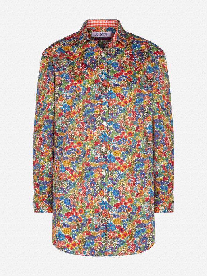 Mc2 Saint Barth Camicia da donna in cotone | Realizzato con tessuto Liberty Italia