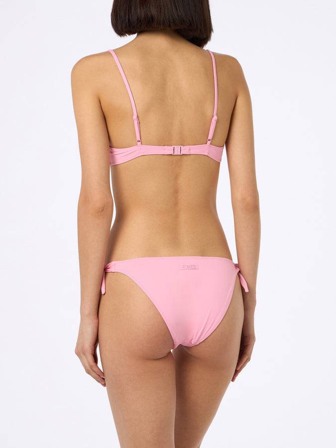 Mc2 Saint Barth Woman pink scoop bralette bikini May Yali Qualità