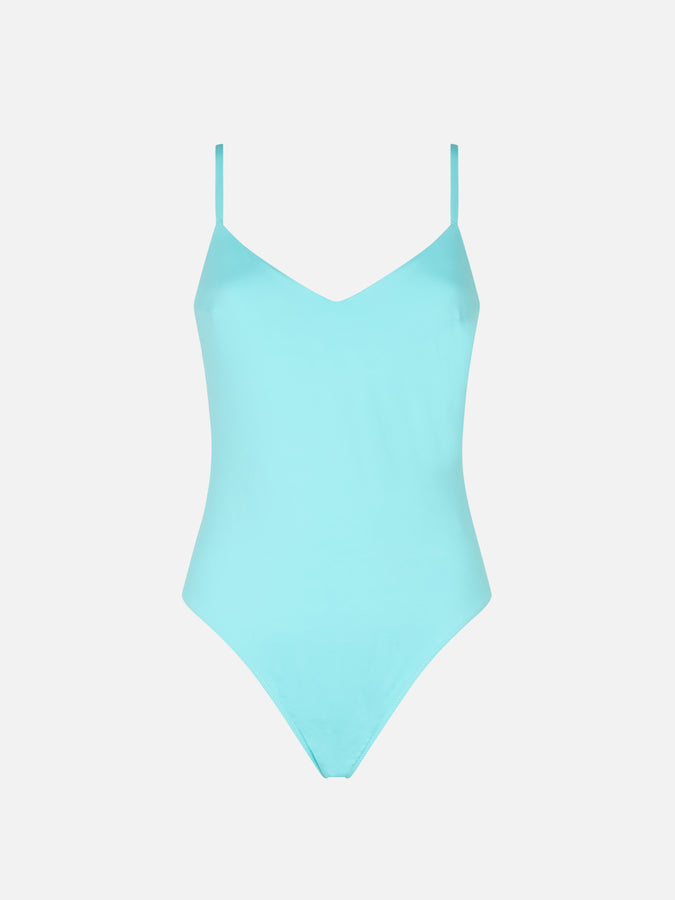 Mc2 Saint Barth Costume intero da donna verde acqua Promozione Limitata