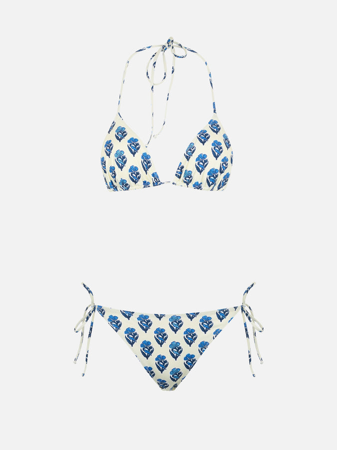 Mc2 Saint Barth Bikini da donna a triangolo fiori jaipur Leah Virgo Saldi Di Fabbrica