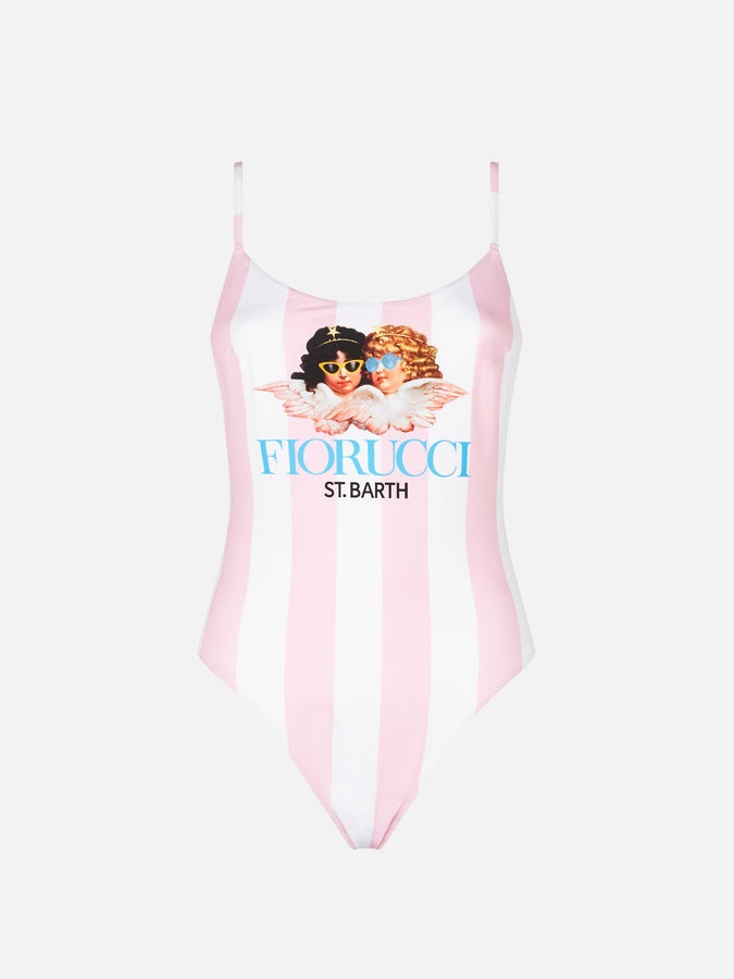 Mc2 Saint Barth Costume Intero Fiorucci Stripes Angels | FIORUCCI EDIZIONE SPECIALE Italy