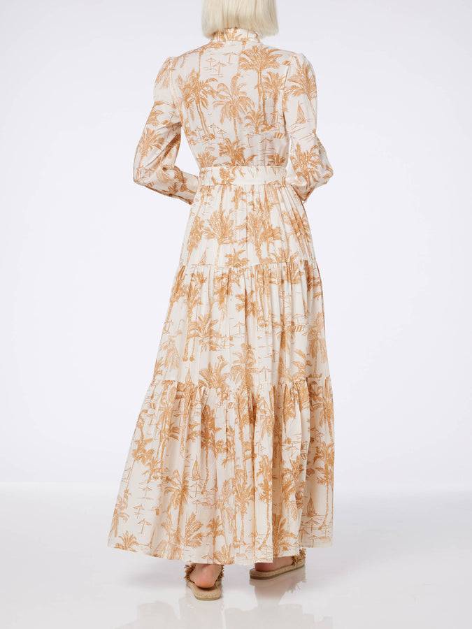 Mc2 Saint Barth Abito da donna in cotone Toile de Jouy Jensen Acquista Ora
