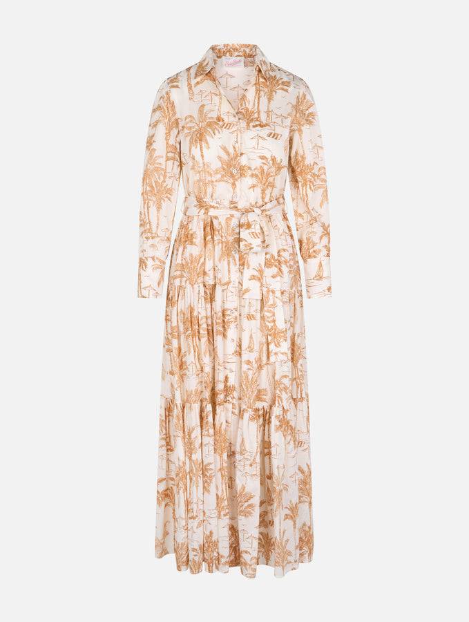 Mc2 Saint Barth Abito da donna in cotone Toile de Jouy Jensen Acquista Ora