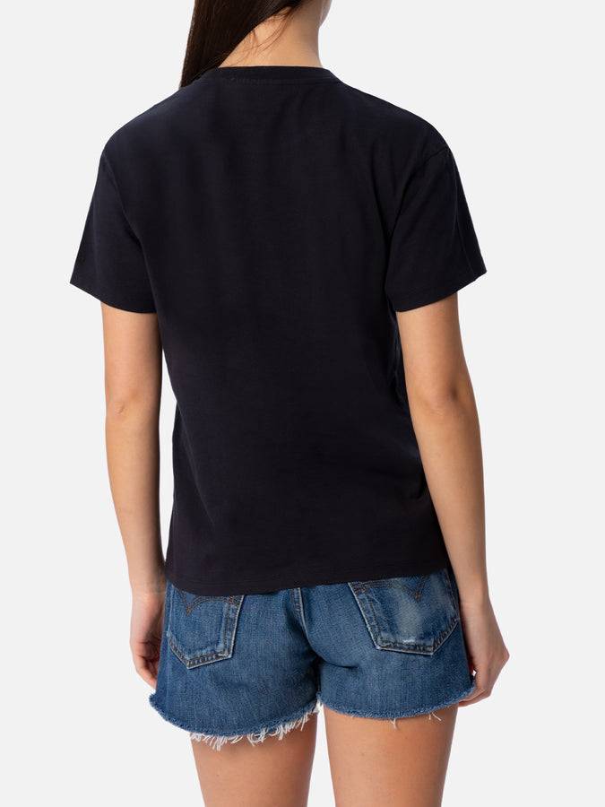 Mc2 Saint Barth T-shirt da donna girocollo Emilie in jersey di cotone con ricamo Faccio Drammi Non Programmi Online