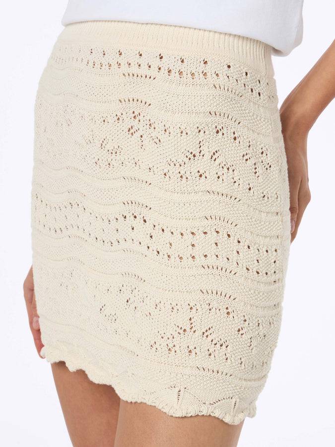 Mc2 Saint Barth Woman cotton knit mini skirt Apple Saldi Di Fabbrica