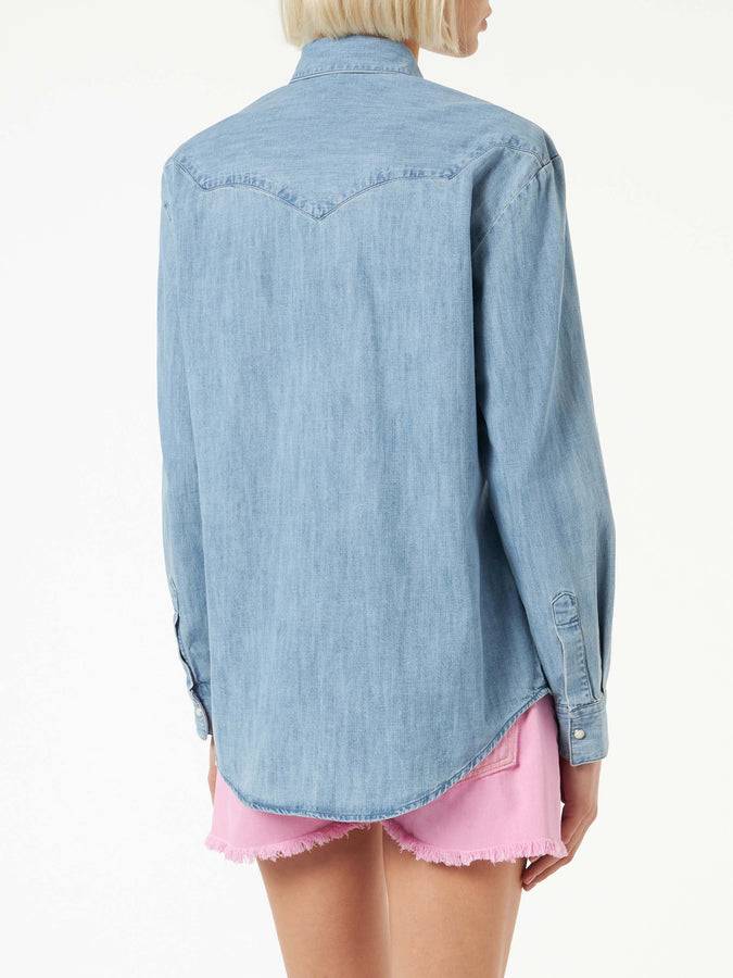 Mc2 Saint Barth Camicia da donna in jeans Affare Del Giorno