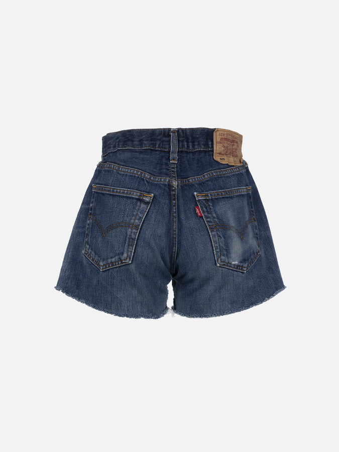Mc2 Saint Barth Pantaloncini da donna in denim riciclato con strass Sconto