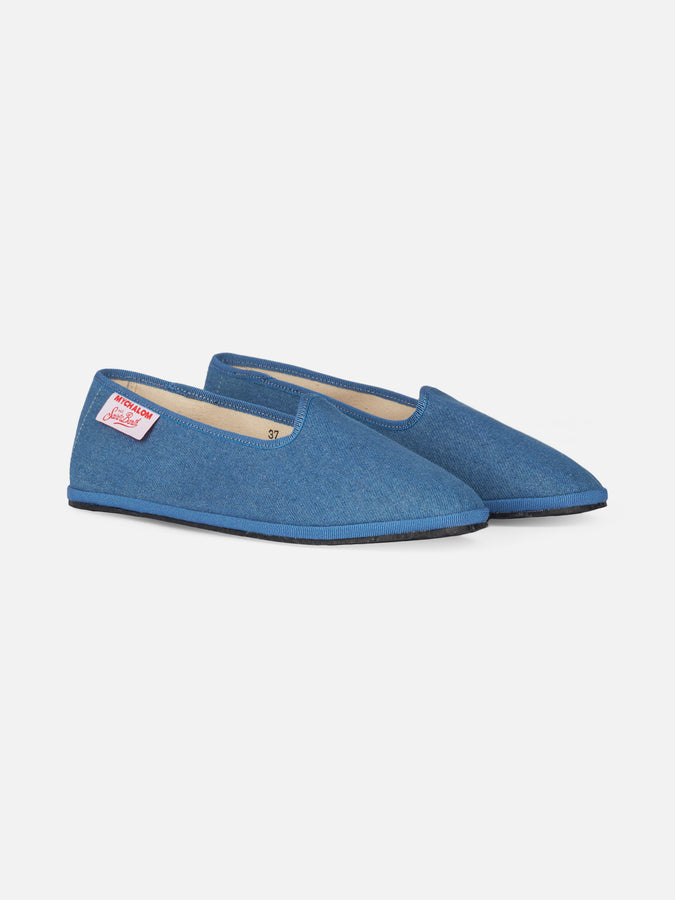 Mc2 Saint Barth Mocassini pantofola da donna in denim | MY CHALOM SPECIAL EDITION Saldi