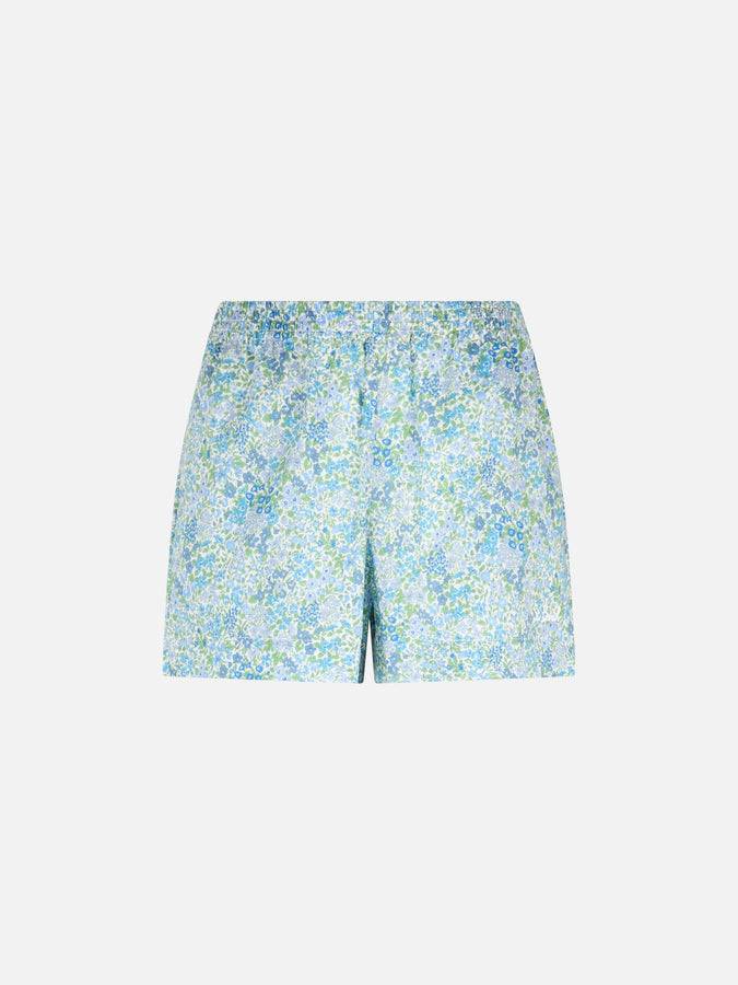Mc2 Saint Barth Pantaloncini pull up da donna Joanna Luise in cotone Meave | REALIZZATO CON TESSUTO LIBERTY Negozio