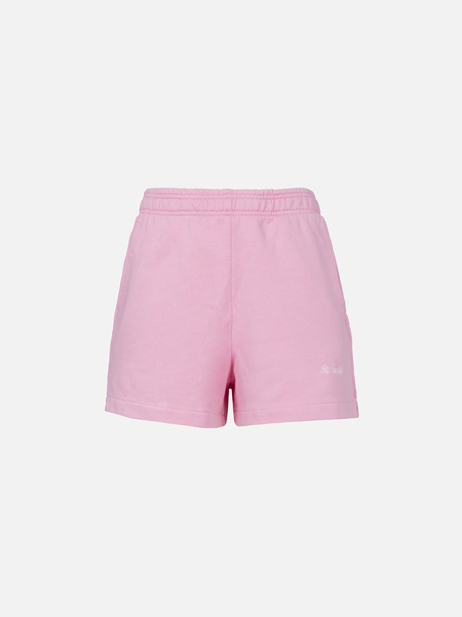 Mc2 Saint Barth Pantaloncini da donna pull up in cotone Cate Moda