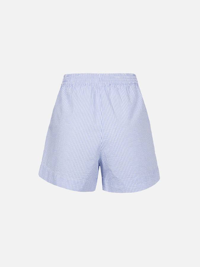 Mc2 Saint Barth Pantaloncini da donna pull up a righe seersucker Meave 2025