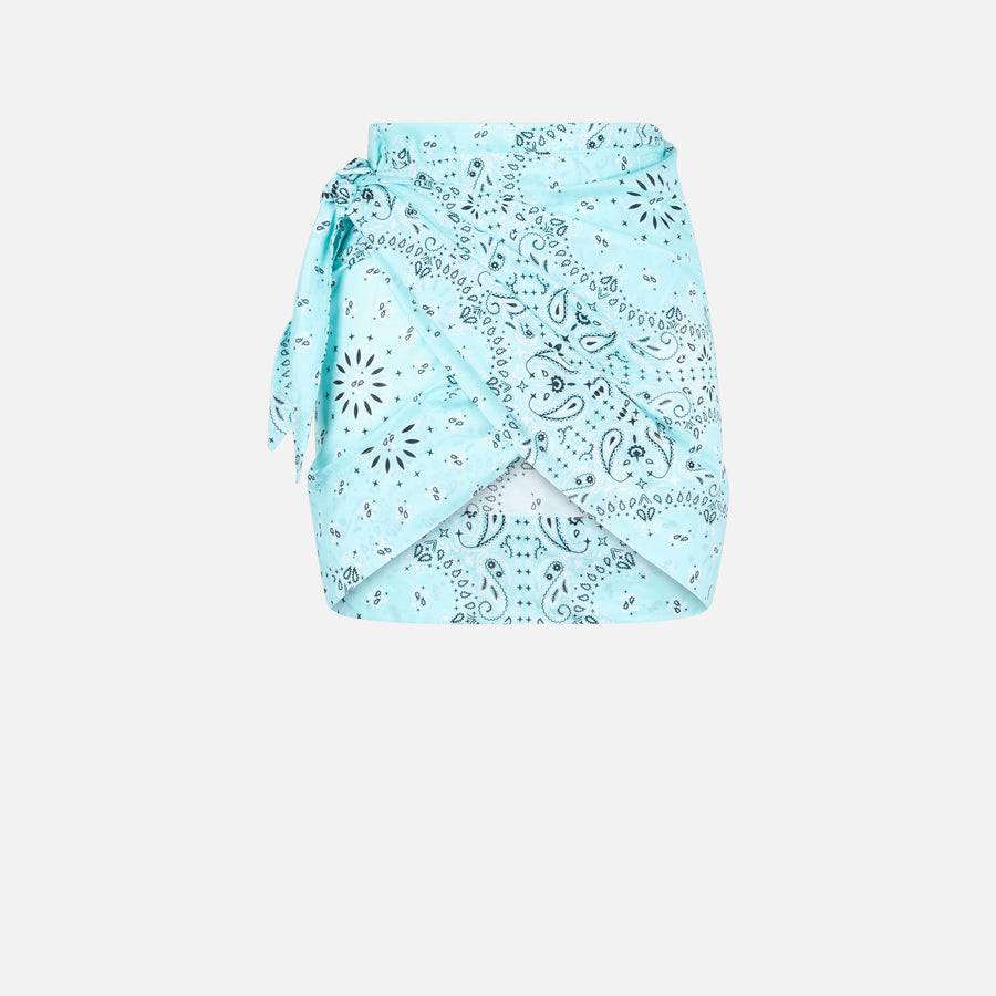 Mc2 Saint Barth Minigonna pareo da donna in cotone con stampa bandana Affare Del Giorno