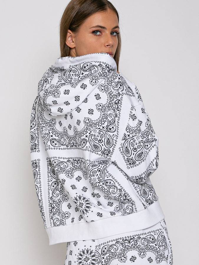 Mc2 Saint Barth Felpa con cappuccio bandana in cotone con ricamo Saint Barth In Linea