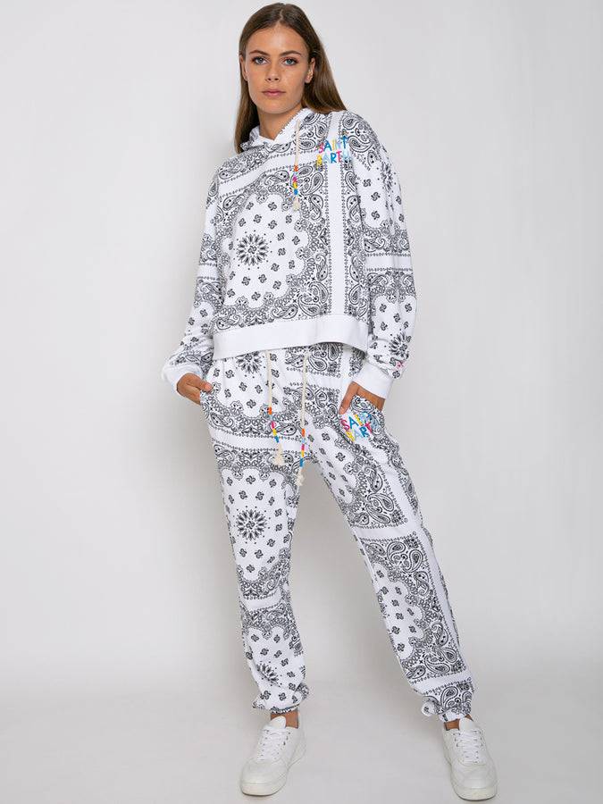 Mc2 Saint Barth Joggers bandana in cotone con ricamo Saint Barth Nuovo