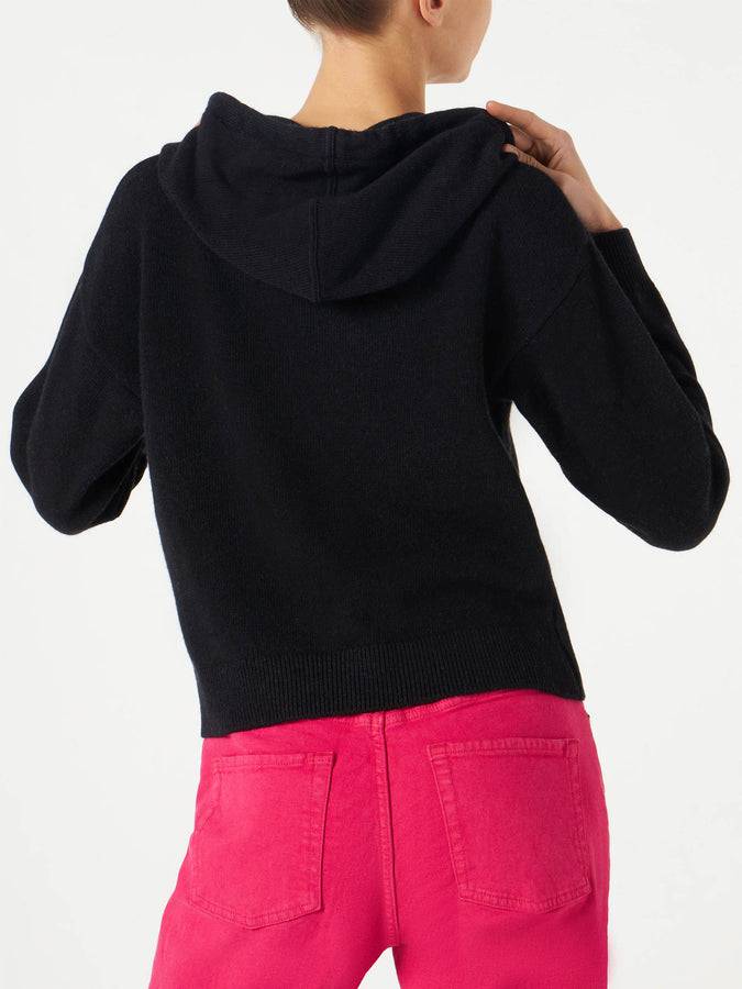 Mc2 Saint Barth Felpa corta in maglia con ricamo St. Barth Vendita Calda