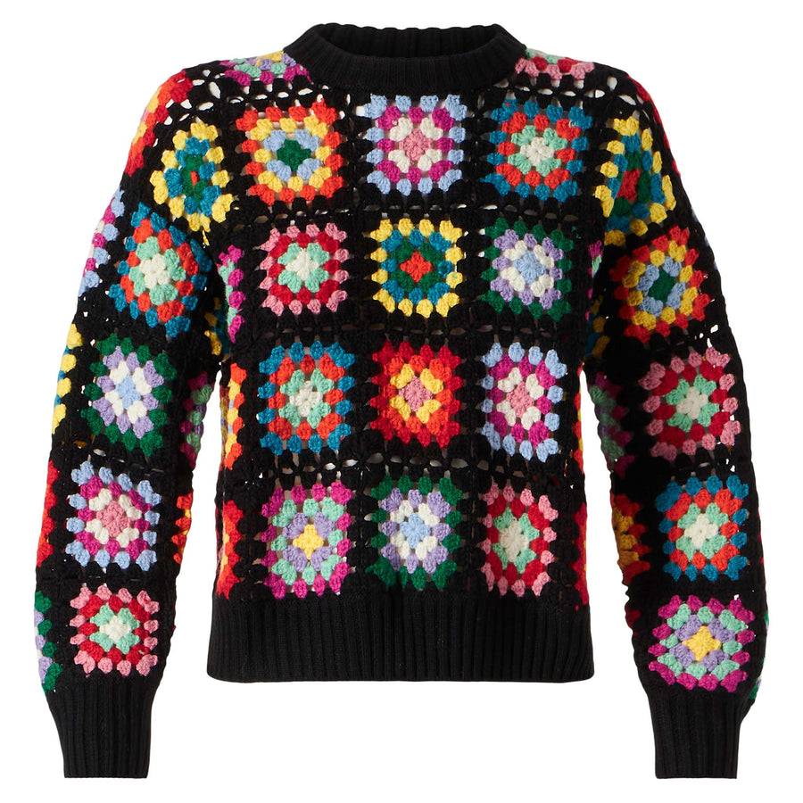 Mc2 Saint Barth Maglia da donna multicolore all'uncinetto Vendite Flash