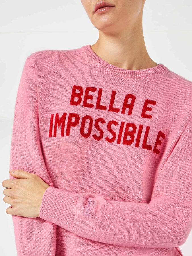 Mc2 Saint Barth Maglia da donna con stampa Bella e Impossibile In Saldo