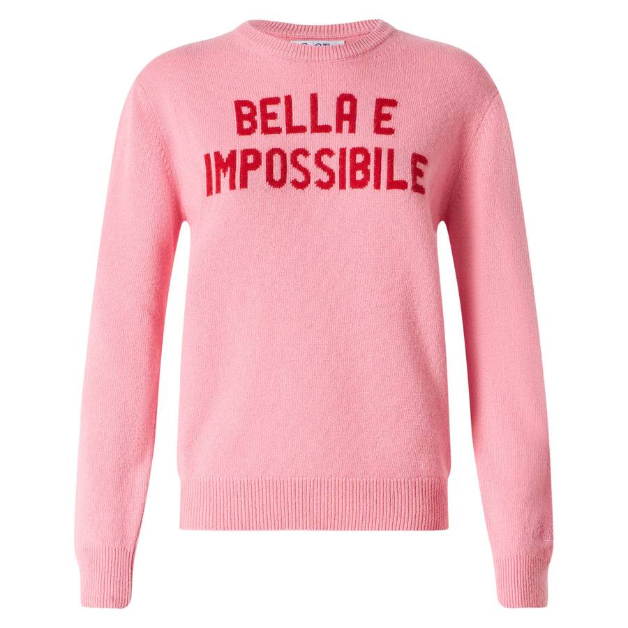 Mc2 Saint Barth Maglia da donna con stampa Bella e Impossibile In Saldo