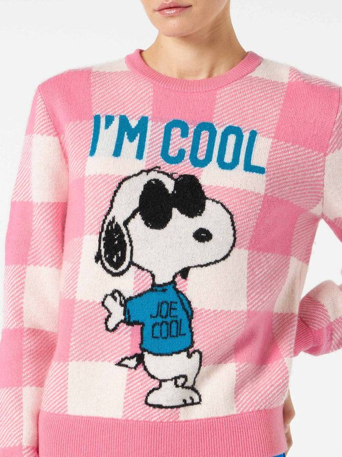 Mc2 Saint Barth Maglia da donna con stampa Snoopy I'm Cool | SNOOPY - EDIZIONE SPECIALE PEANUTS™ Moda