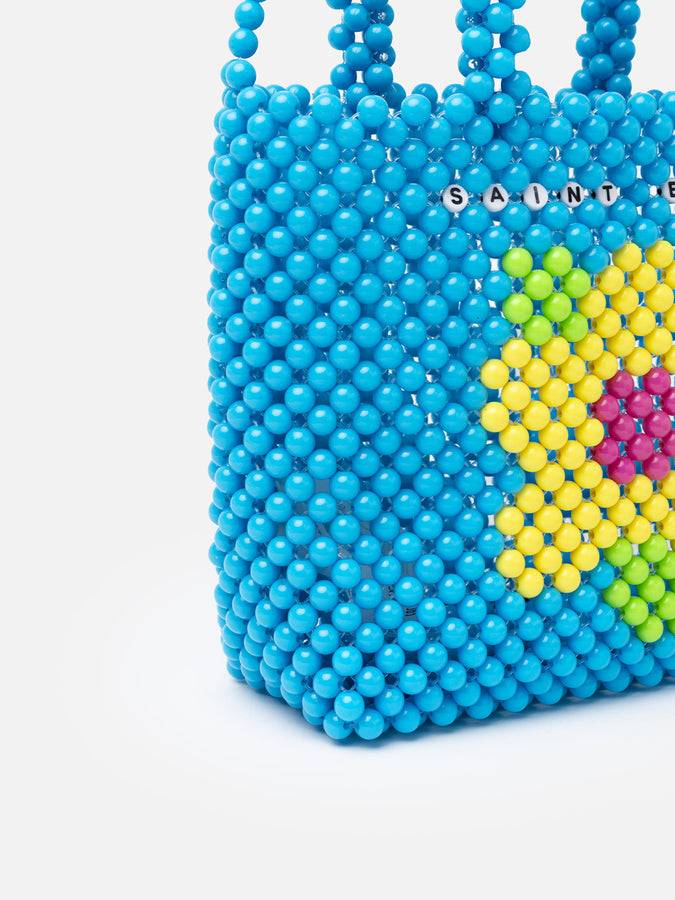 Mc2 Saint Barth Multicolor Beaded Small Bag In Linea