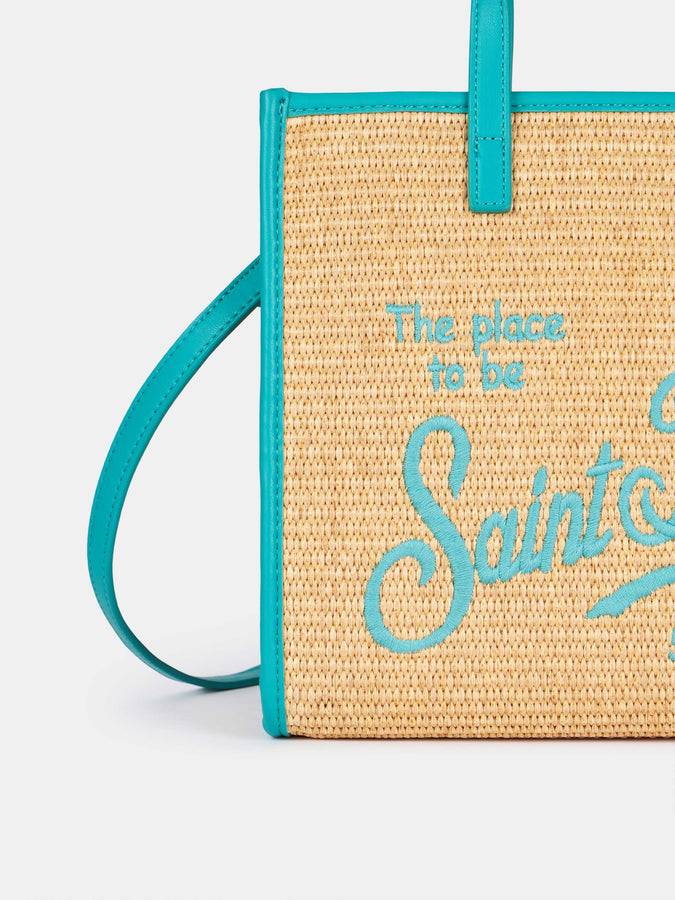 Mc2 Saint Barth Borsa Midi Vivian in paglia beige Negozi Online