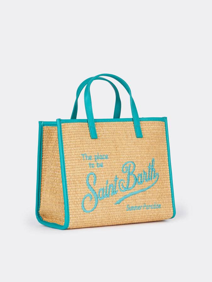 Mc2 Saint Barth Borsa Midi Vivian in paglia beige Negozi Online