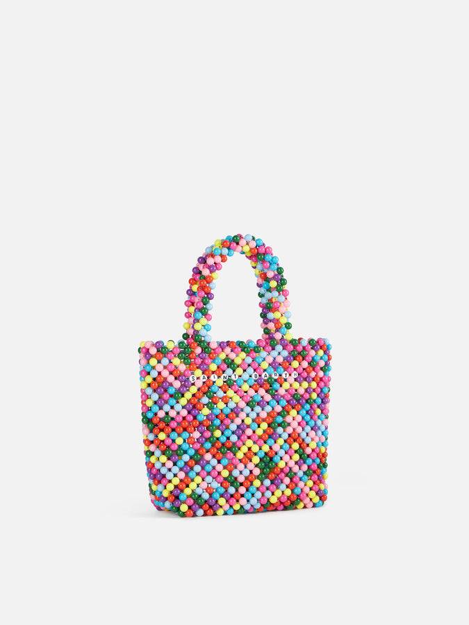 Mc2 Saint Barth Borsa piccola con perline multicolor Consegna Veloce