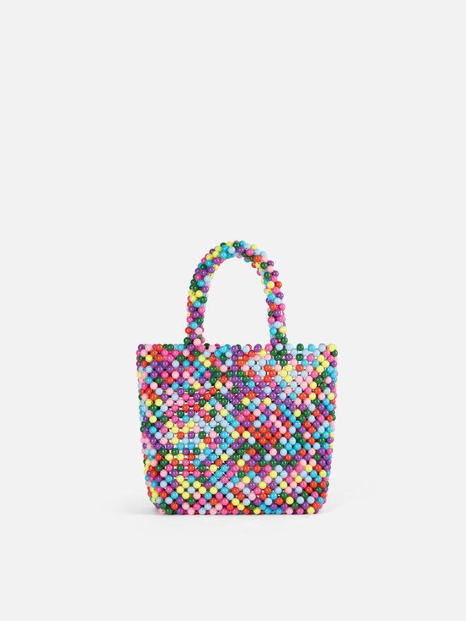 Mc2 Saint Barth Borsa piccola con perline multicolor Consegna Veloce
