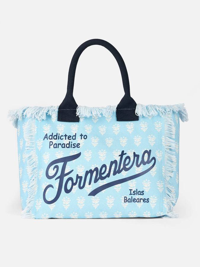 Mc2 Saint Barth Borsa tote Vanity in tela di cotone a fiori Formentera