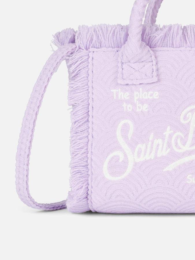 Mc2 Saint Barth Borsa Mini Vanity in spugna riccia goffrata Shopping Online