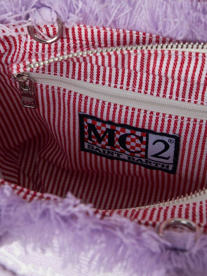 Mc2 Saint Barth Borsa Mini Vanity in spugna riccia goffrata Shopping Online