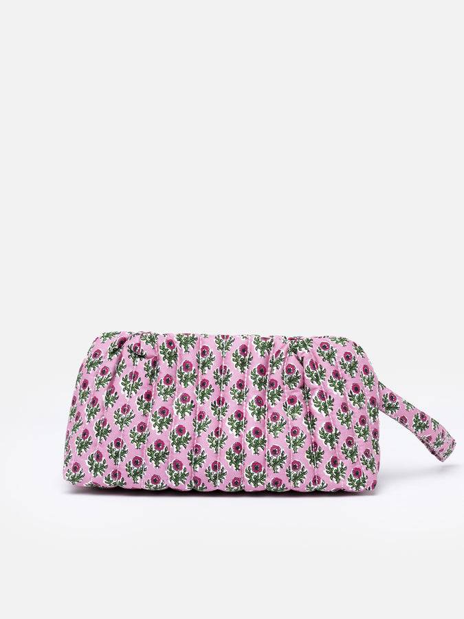 Mc2 Saint Barth Pochette piccola trapuntata con patch floreale Economico