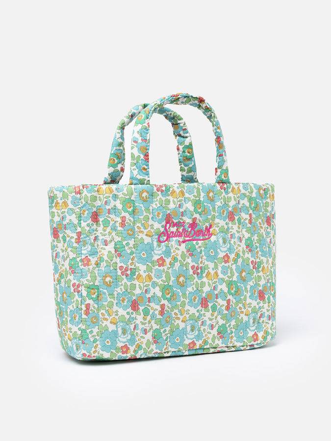 Mc2 Saint Barth Borsa media Soft Tote trapuntata Betsy | REALIZZATO CON TESSUTO LIBERTY Saldi
