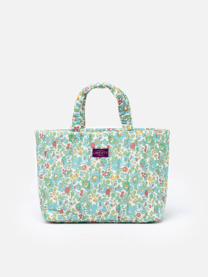 Mc2 Saint Barth Borsa media Soft Tote trapuntata Betsy | REALIZZATO CON TESSUTO LIBERTY Saldi