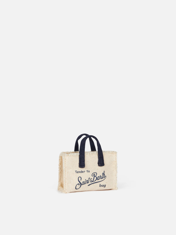 Mc2 Saint Barth Off-white cotton canvas Key Holder Prezzo di fabbrica