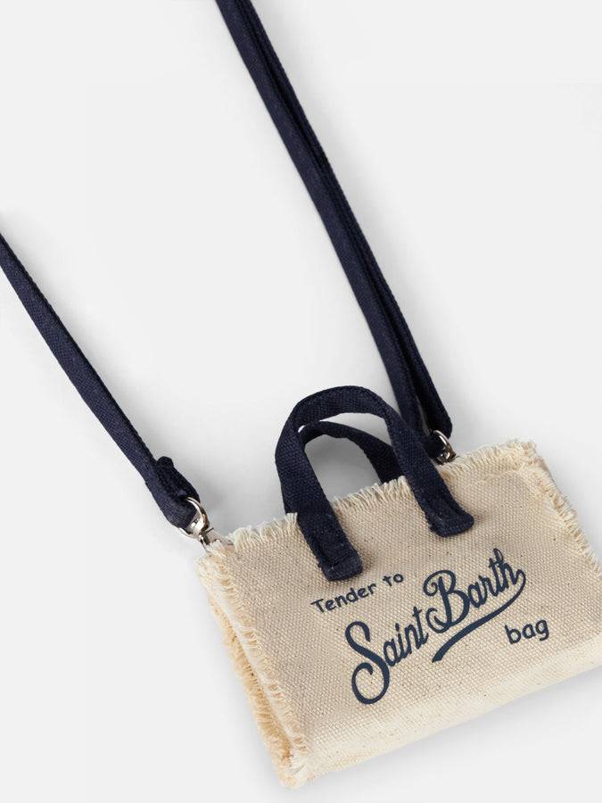 Mc2 Saint Barth Off-white cotton canvas Key Holder Prezzo di fabbrica