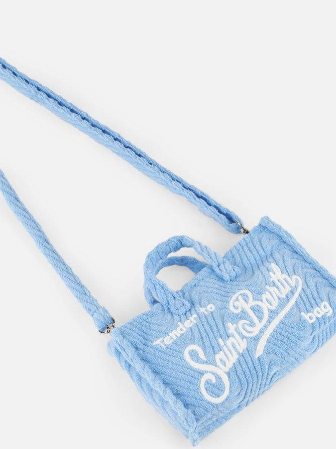 Mc2 Saint Barth Porta cellulare in spugna goffrata azzurra Flash Sale