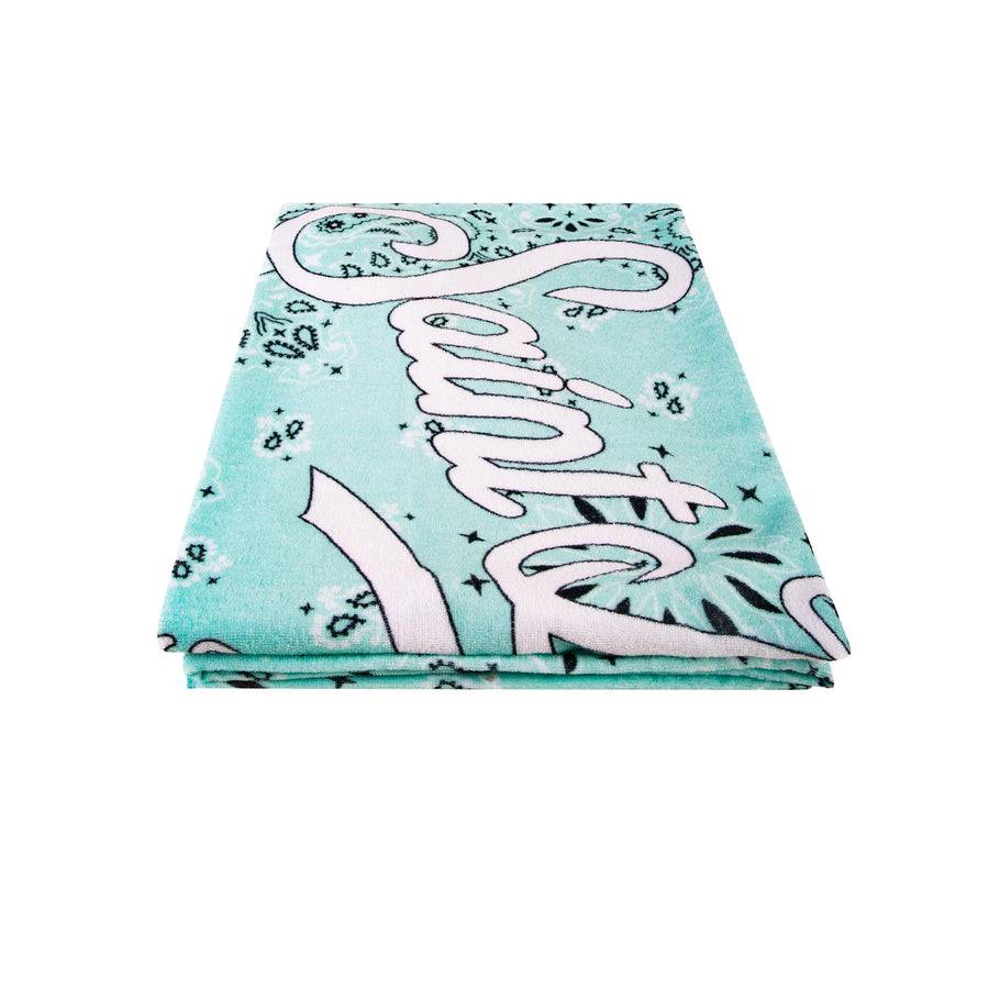 Mc2 Saint Barth Telo mare con stampa bandana verde acqua Nuovi prodotti
