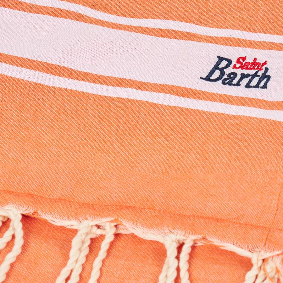 Mc2 Saint Barth Telo fouta arancio fluo doppiato con spugna Super Saving Price