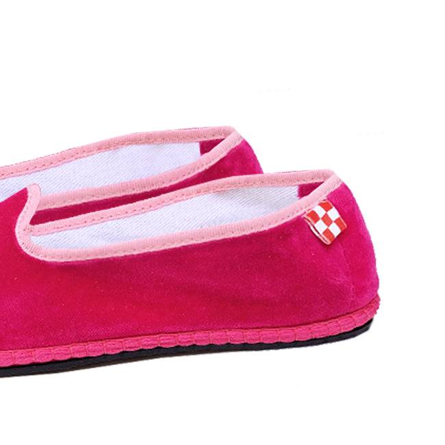 Mc2 Saint Barth Pantofole friulane in velluto fucsia In Linea