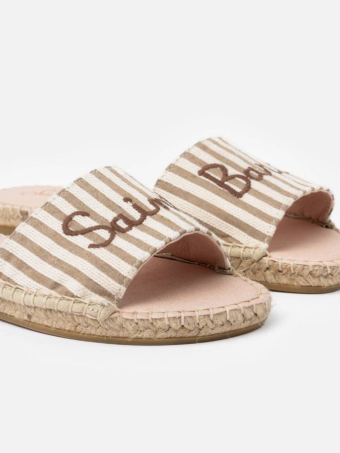Mc2 Saint Barth Sabot espadrillas da donna Luz con ricamo Saint Barth Nuovo