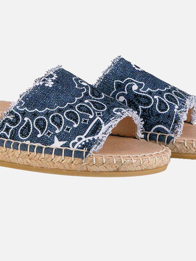Mc2 Saint Barth Espadrilla da donna con stampa bandana Qualità