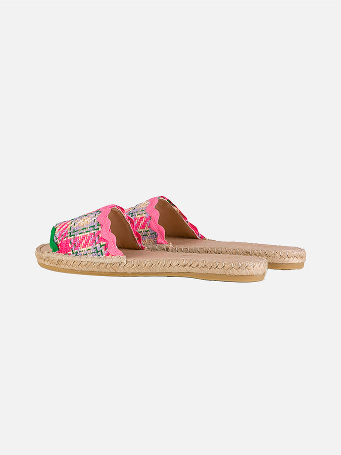 Mc2 Saint Barth Espadrilla da donna con tweed multicolor Vendita